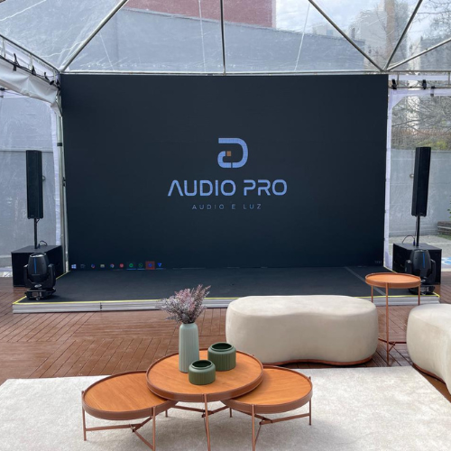 Infraestrutura de energia em evento produzido pela DC Live Produções em Maringá